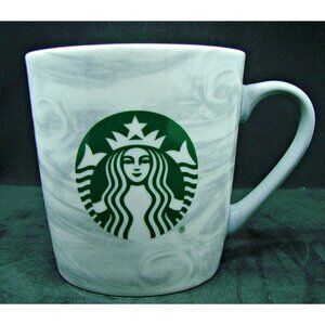 Starbucks 2020 Coffee Tea Hot Chocolate Cup/Mug Gray Swirl Marble 18 oz